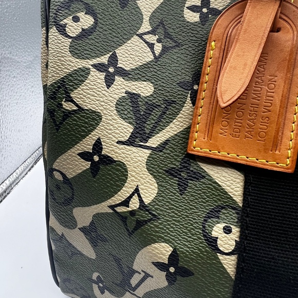 Louis Vuitton Takashi Murakami Camouflage Speedy 35 Keepall SELLING SUNSET SHOW - Picture 6 of 16
